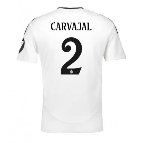 Fotballdrakt Herre Real Madrid Daniel Carvajal #2 Hjemmedrakt 2024-25 Kortermet